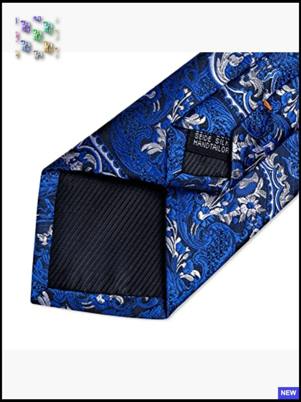 Silk Paisley Tie Set Classic Elegant Formal Wedding Party Mens Accessories